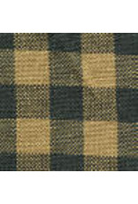 Yd. Green and Tan Small Check Fabric #42