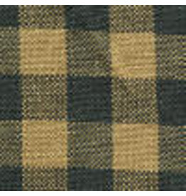 Yd. Green and Tan Small Check Fabric #42
