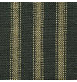 Yd. Green and Tan Dark Ticking Fabric #47