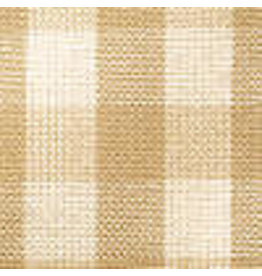 Yd. Wheat and Cream Small Check Fabric #82
