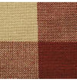 Yd. Red and Tan Buffalo Check Fabric #390