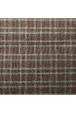 Yd. Brown and Tan Reverse Double Pane Fabric #911