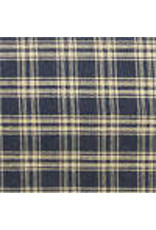 Yd. Black and Tan Catawba Fabric #51