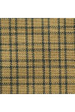 Yd. Green and Tan Double Windowpane Fabric #402