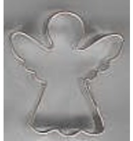 RUSTY TIN MIN ANGEL COOKIE CUTTER 1 1/2" X 1 1/2" PACKAGED 12