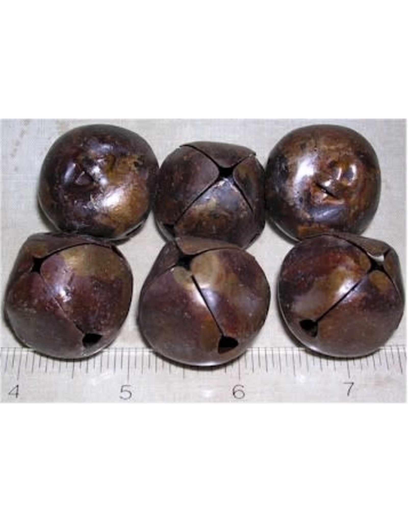 RUSTY JINGLE BELLS 30MM 1 1/4" PACKAGED 12