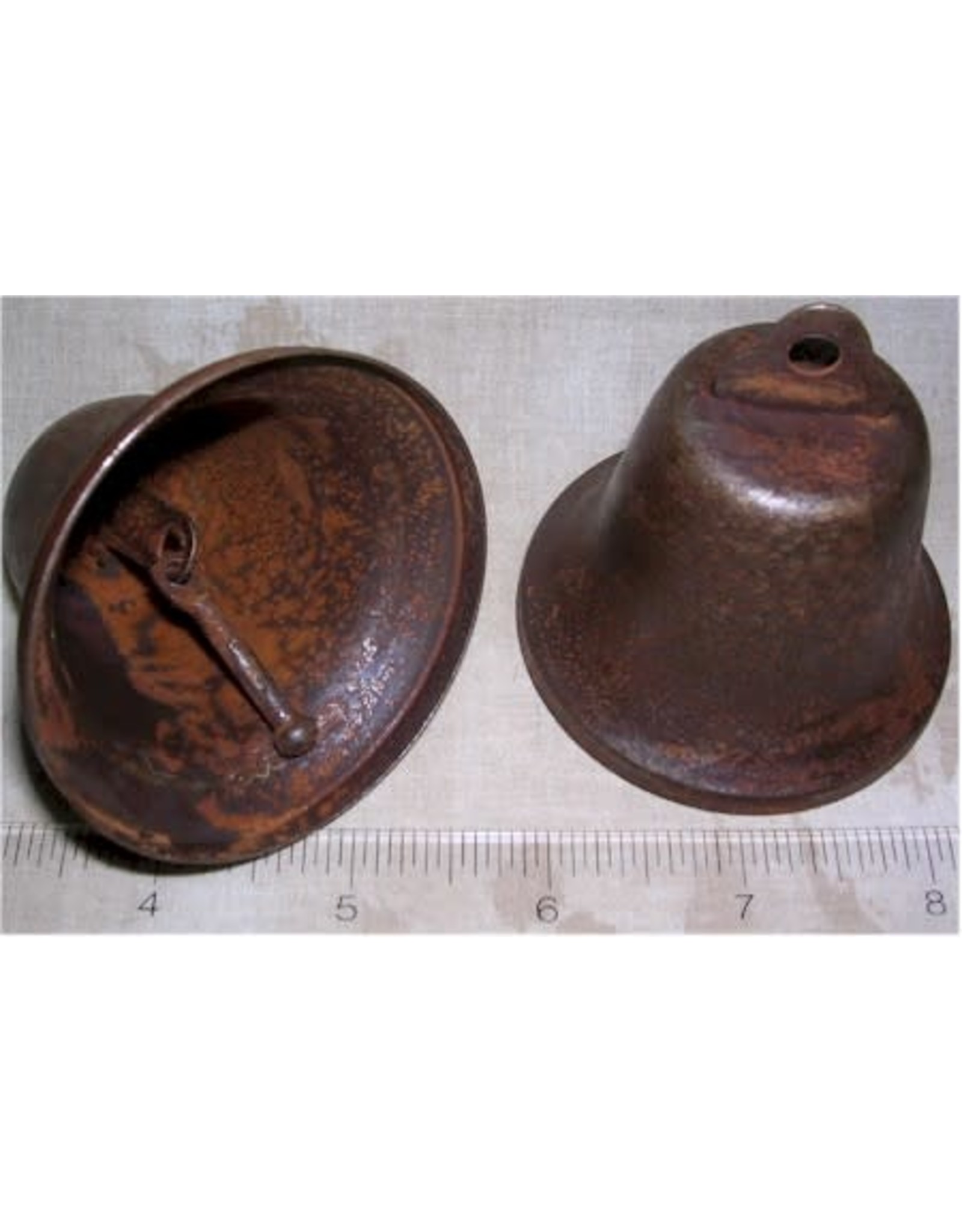 RUSTY LIBERTY BELLS 2 1/2" PACKAGED 6