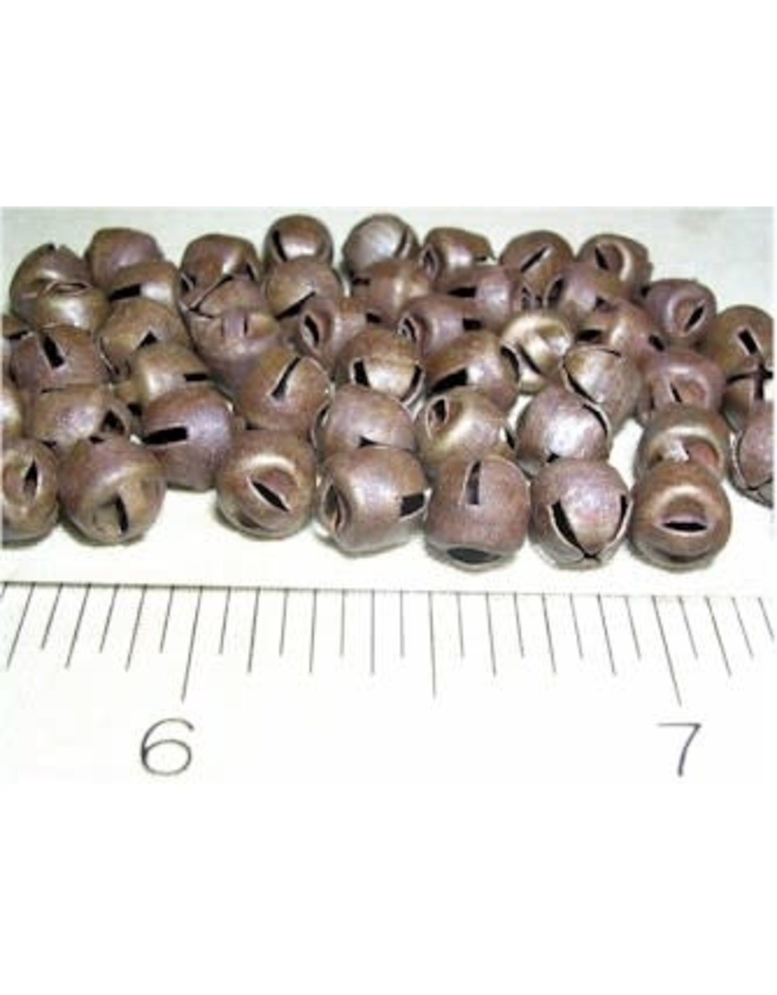 RUSTY JINGLE BELLS 6MM 1/4" PACKAGED 48