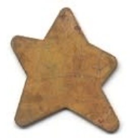 RUSTY TIN STAR 1 1/8" (NO HOLE) PACKAGED 12