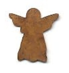 RUSTY TIN ANGEL 7/8" (NO HOLE) PACKAGED 12