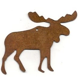 RUSTY TIN MOOSE 3" (WITH HOLE) PACKAGED 12