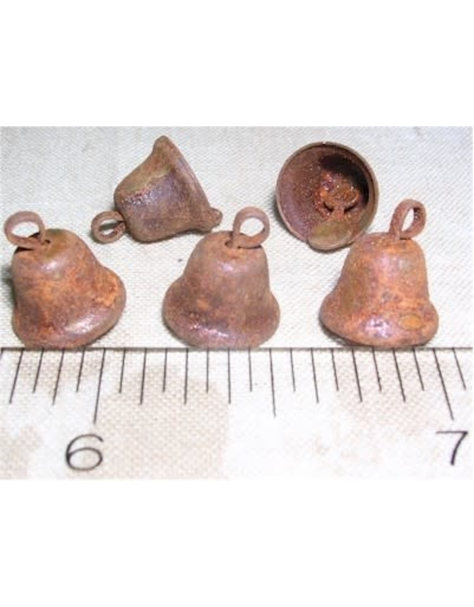 RUSTY LIBERTY BELLS 3/8 " PACKAGED 36