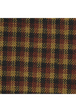 Yd. Plaid Red and Black Colonial Fabric #3312