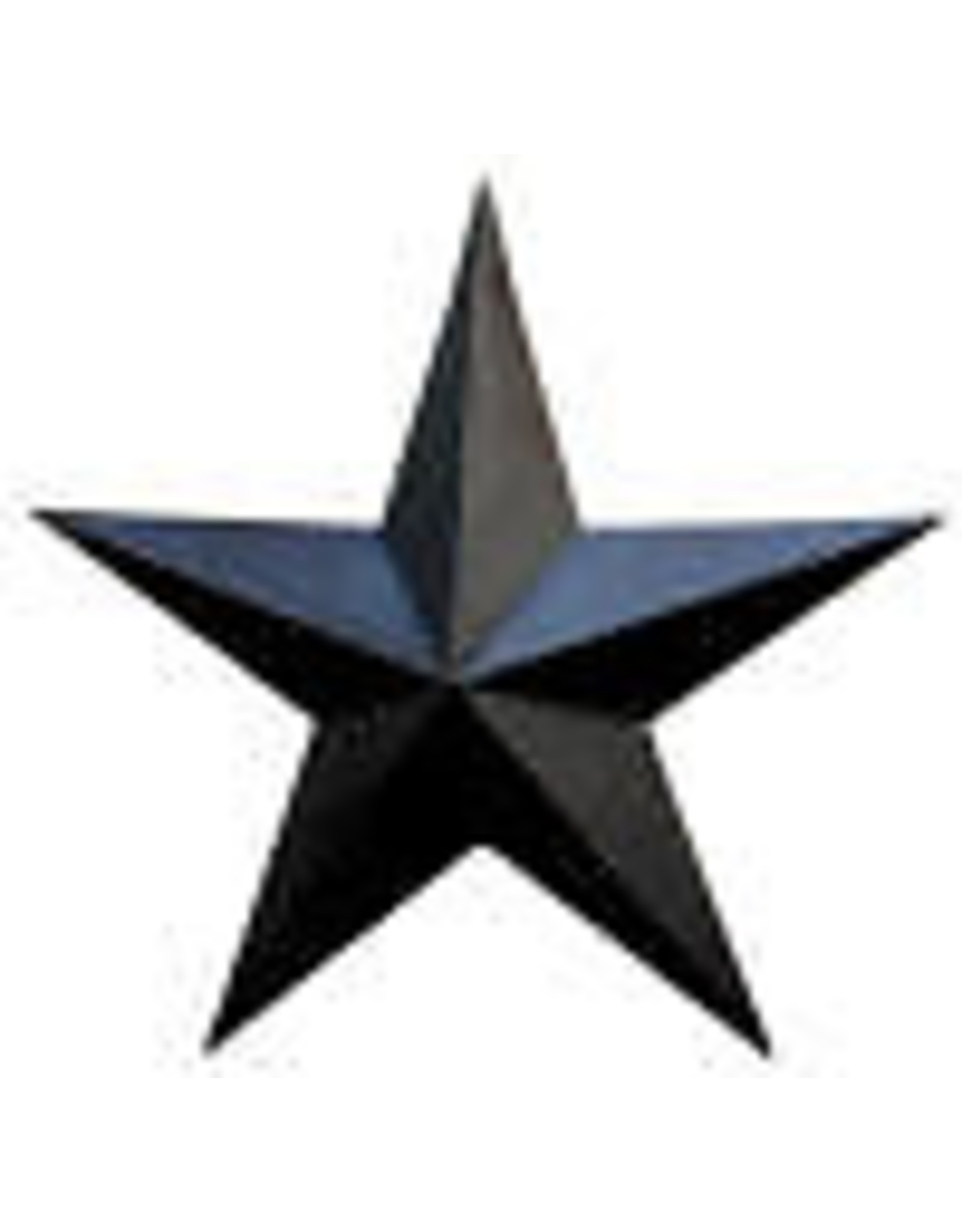 BLACK RUSTY BARN STAR 3.5"