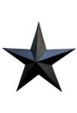 BLACK  RUSTY BARN STAR 18"