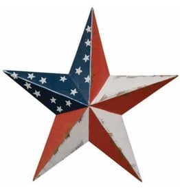 AMERICANA RUSTY BARN STAR 8"