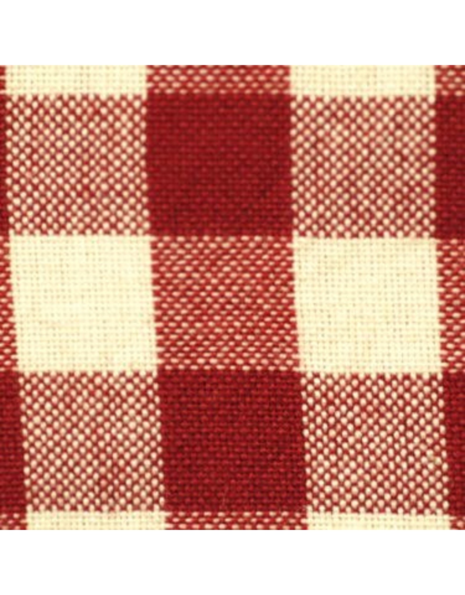 Yd. Red and White Small Check Fabric #704-r