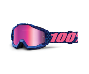 100 goggles pink