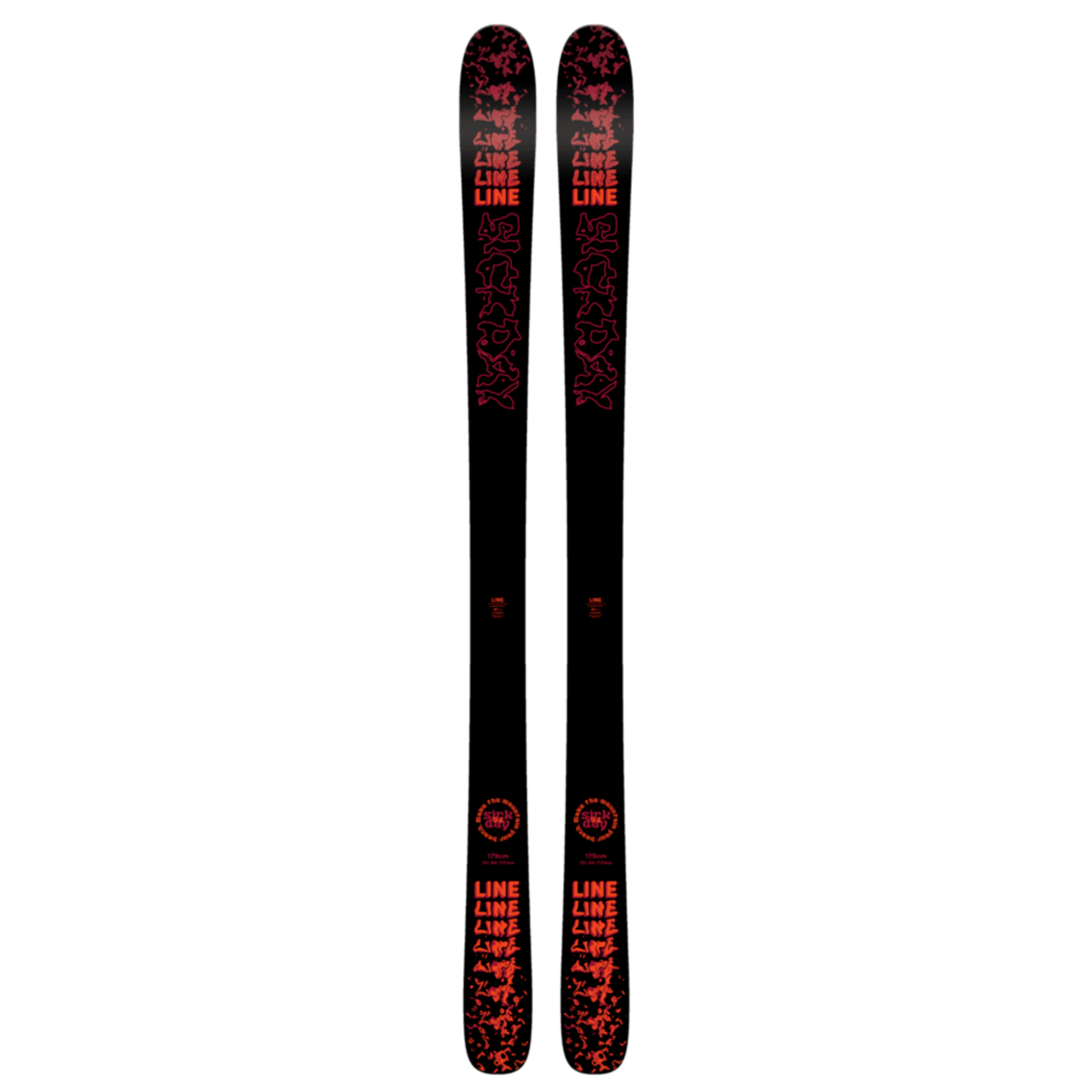 LINE LINE MENS SICK DAY 94 DOWNHILL SKIS 24