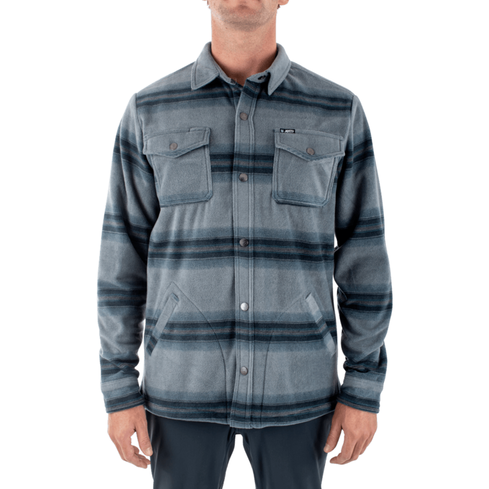 JETTY JETTY MENS THE CONCORDIA FLEECE LONG SLEEVE SHIRT 24