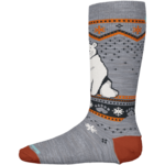 SMARTWOOL SMARTWOOL YOUTH WINTERSPORT FULL CUSHION POLAR BEAR PATTERN OTC SOCKS 24