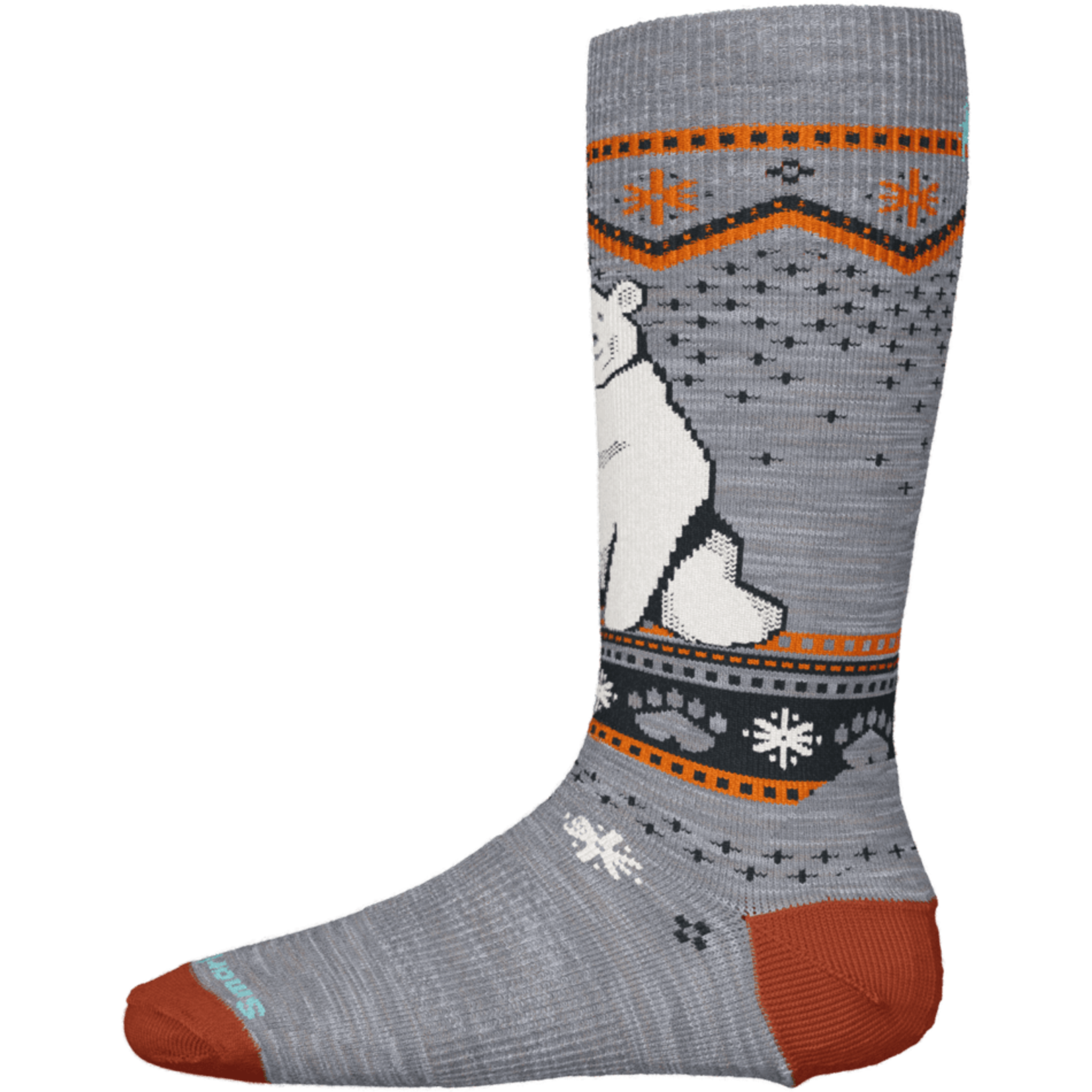 SMARTWOOL SMARTWOOL YOUTH WINTERSPORT FULL CUSHION MOUNTAIN MOOSE PATTERN OTC SOCKS 24