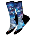 SMARTWOOL SMARTWOOL WOMENS ATHLETE EDITION RUN PRINT CREW SOCKS 24