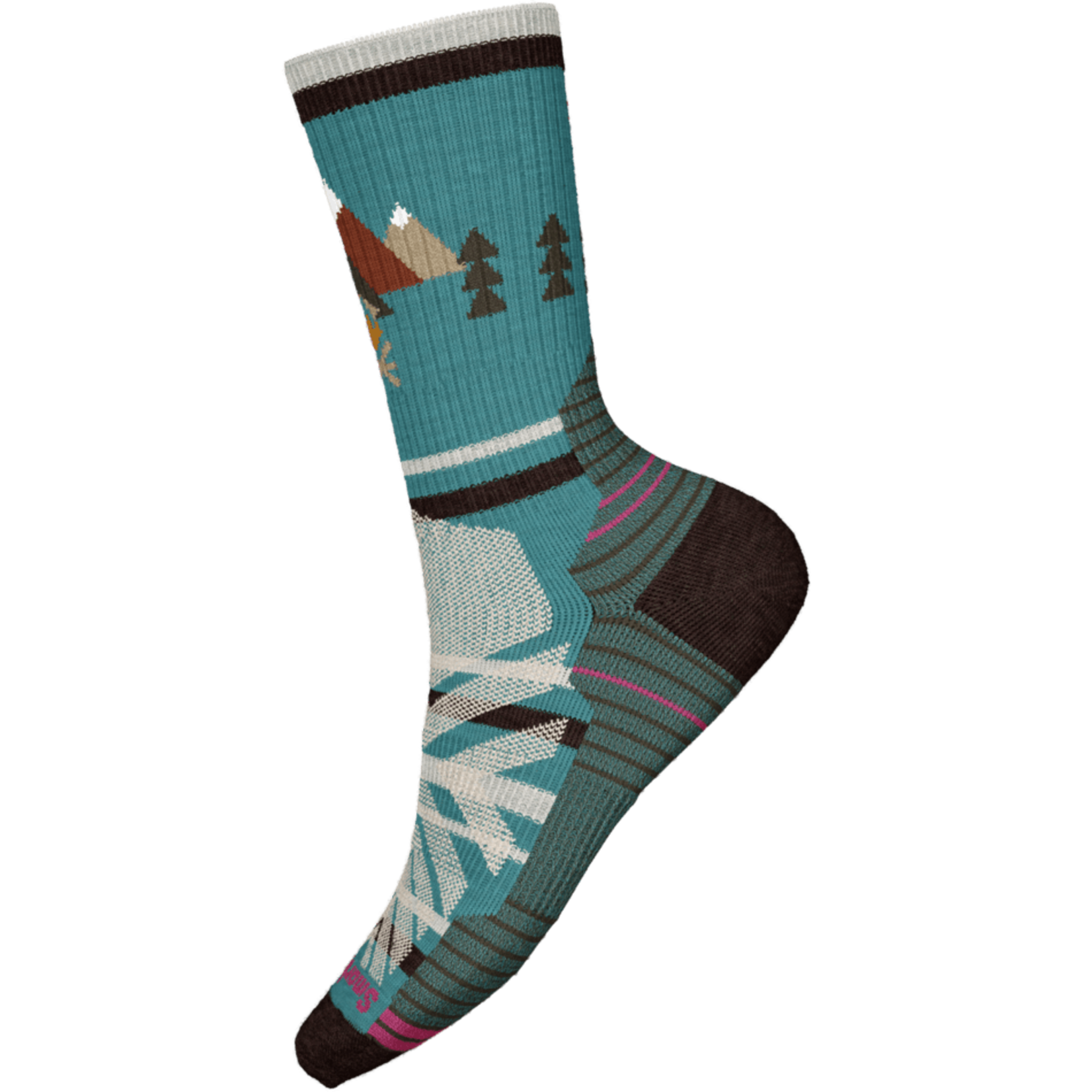 SMARTWOOL SMARTWOOL WOMENS HIKE LIGHT CUSHION UNDER THE STARS CREW SOCKS 24