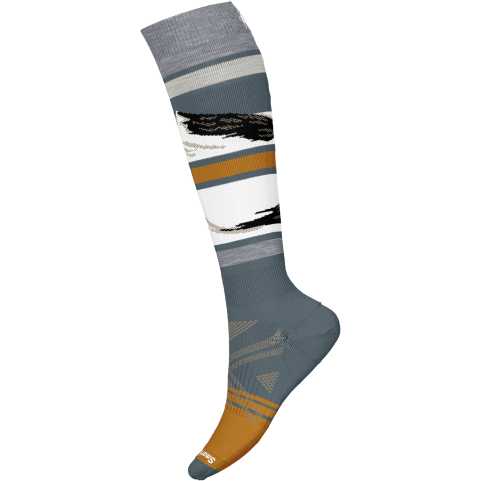 SMARTWOOL SMARTWOOL MENS SKI FULL CUSHION MIDNIGHT SKI PATTERN OTC SOCKS 24