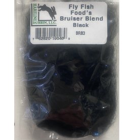 Hareline Fly Fish Food's Bruiser Blend #3  Black