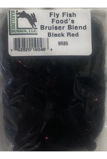 Hareline Fly Fish Food's Bruiser Blend #5 Black Red