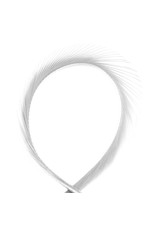 Hook & Hackle Canada Goose Biot Strips - White