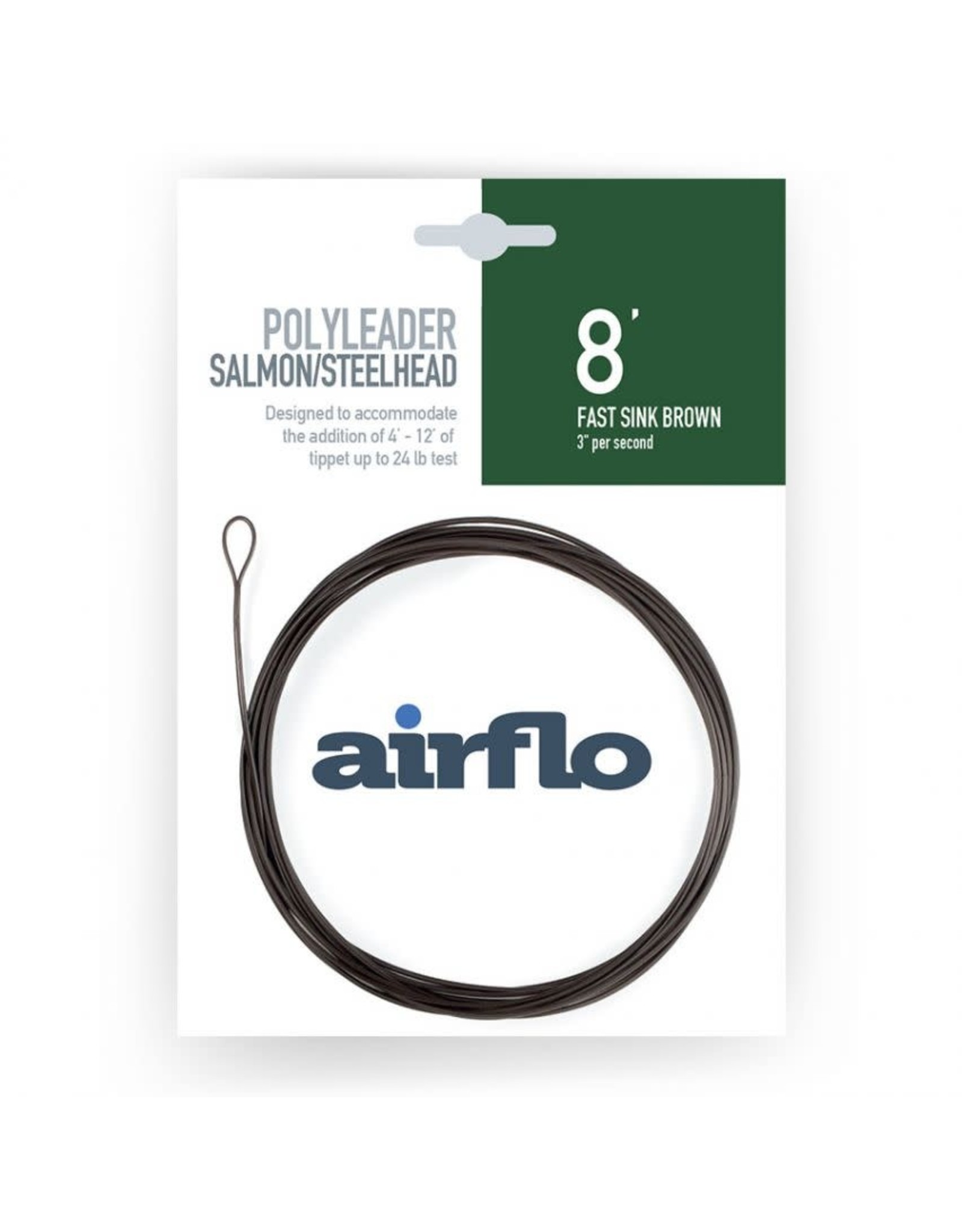 Airflo Airflo Salmon/Steelhead Poly Leader 8' Fast Sink Brown 3ips