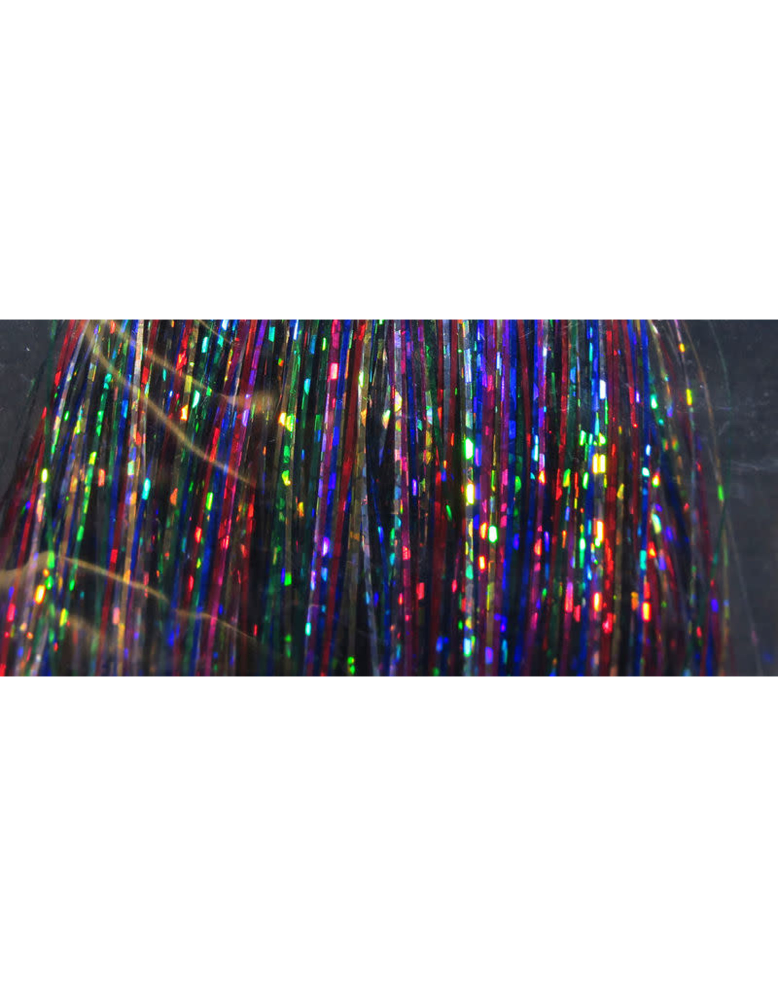 Hareline Holographic Flashabou - 6998 Rainbow