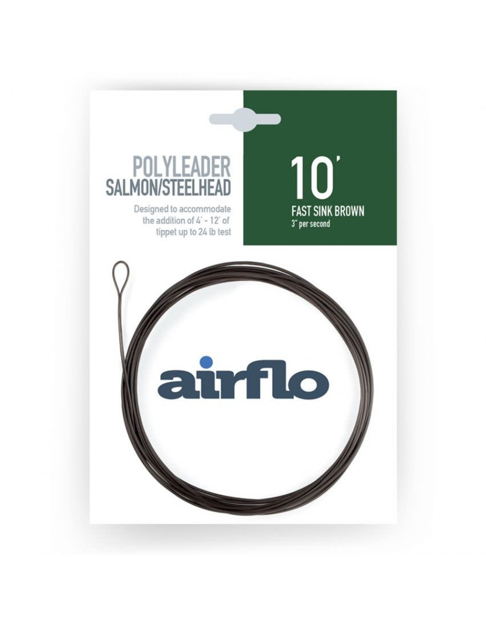 Airflo Airflo Salmon/Steelhead Poly Leader 10' Fast Sink Brown 3ips