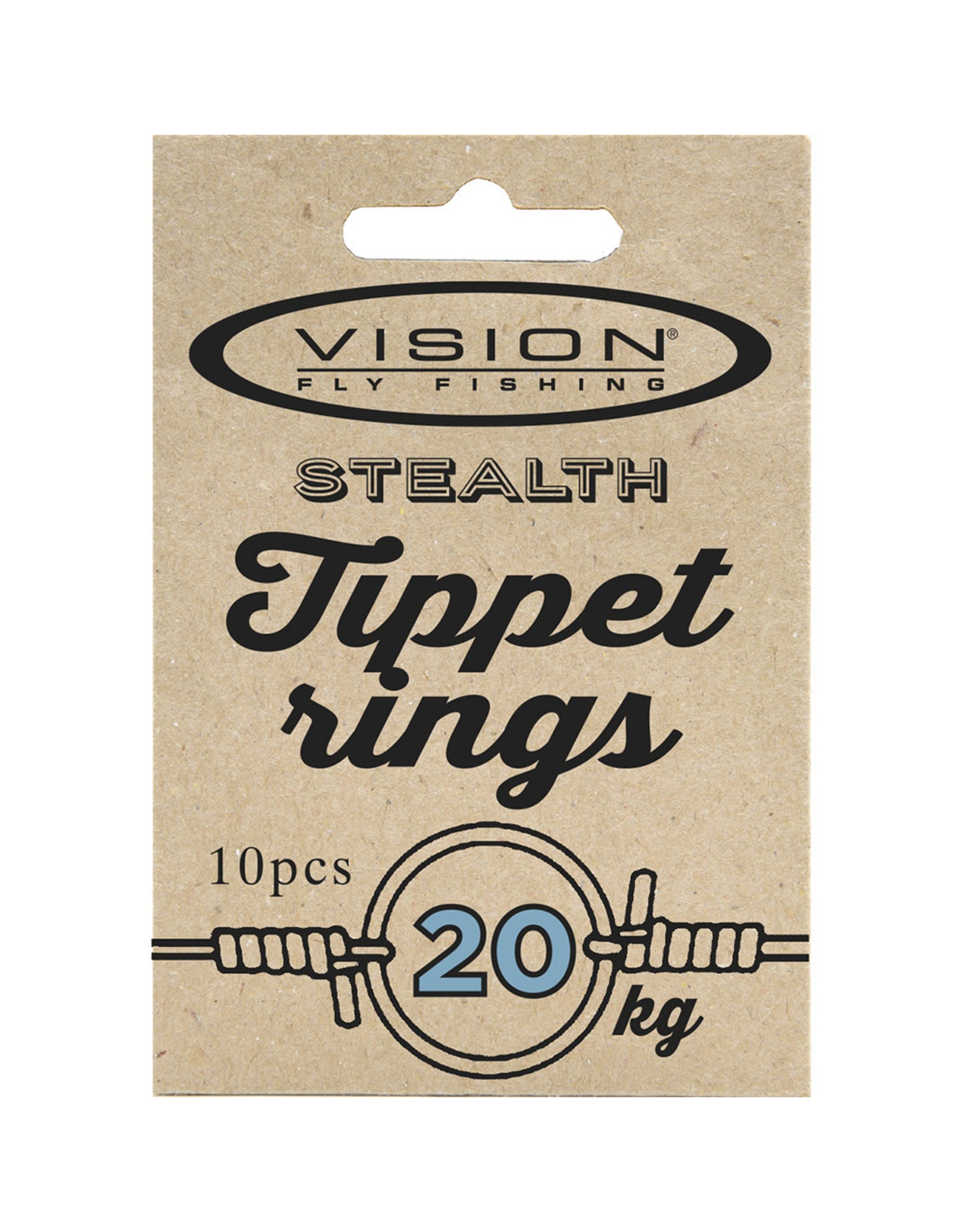 Tippet Rings for Fly Fishing, 5 Sizes 50Pcs Set Stainless Steel