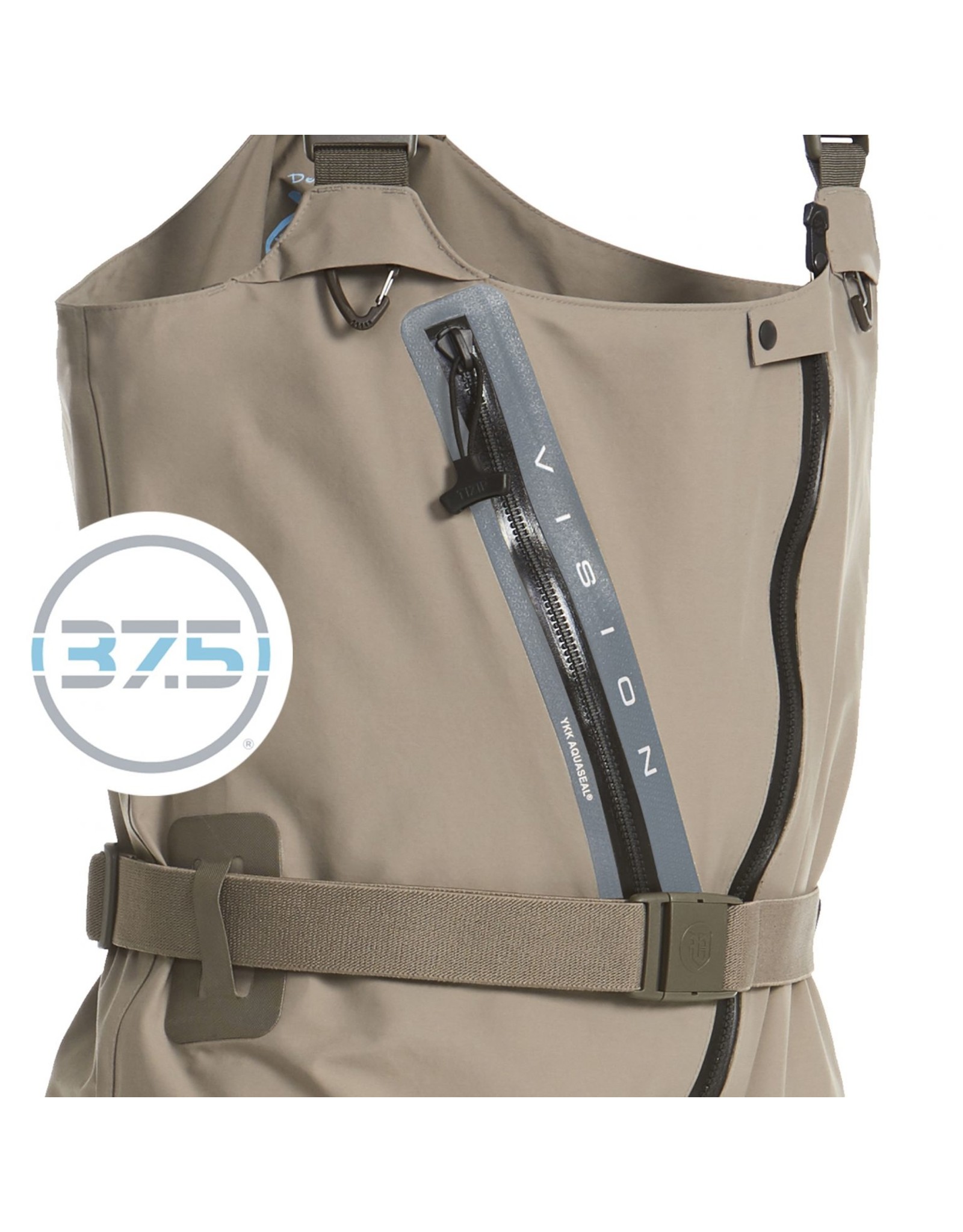 VISION FLY FISHING SCOUT 2.0 ZIP WADERS (Size XXL)
