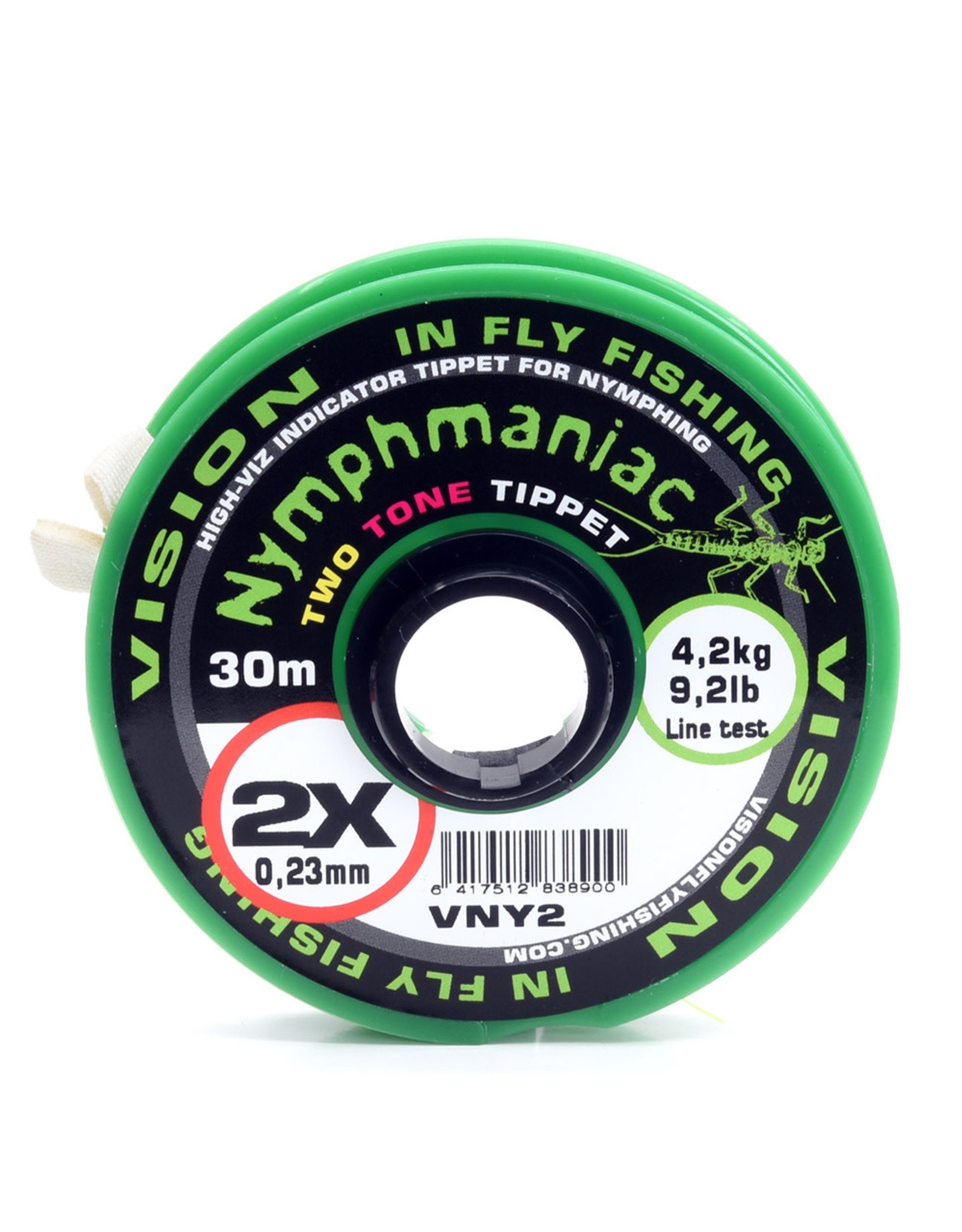 VISION FLY FISHING NYMPHMANIAC TWO TONE TIPPET