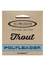 VISION FLY FISHING POLYLEADER TROUT 6FT