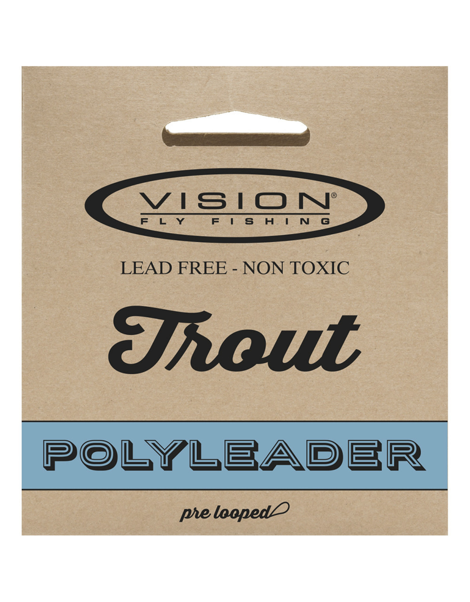 VISION FLY FISHING POLYLEADER TROUT 6FT