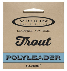 VISION FLY FISHING POLYLEADER TROUT 6FT