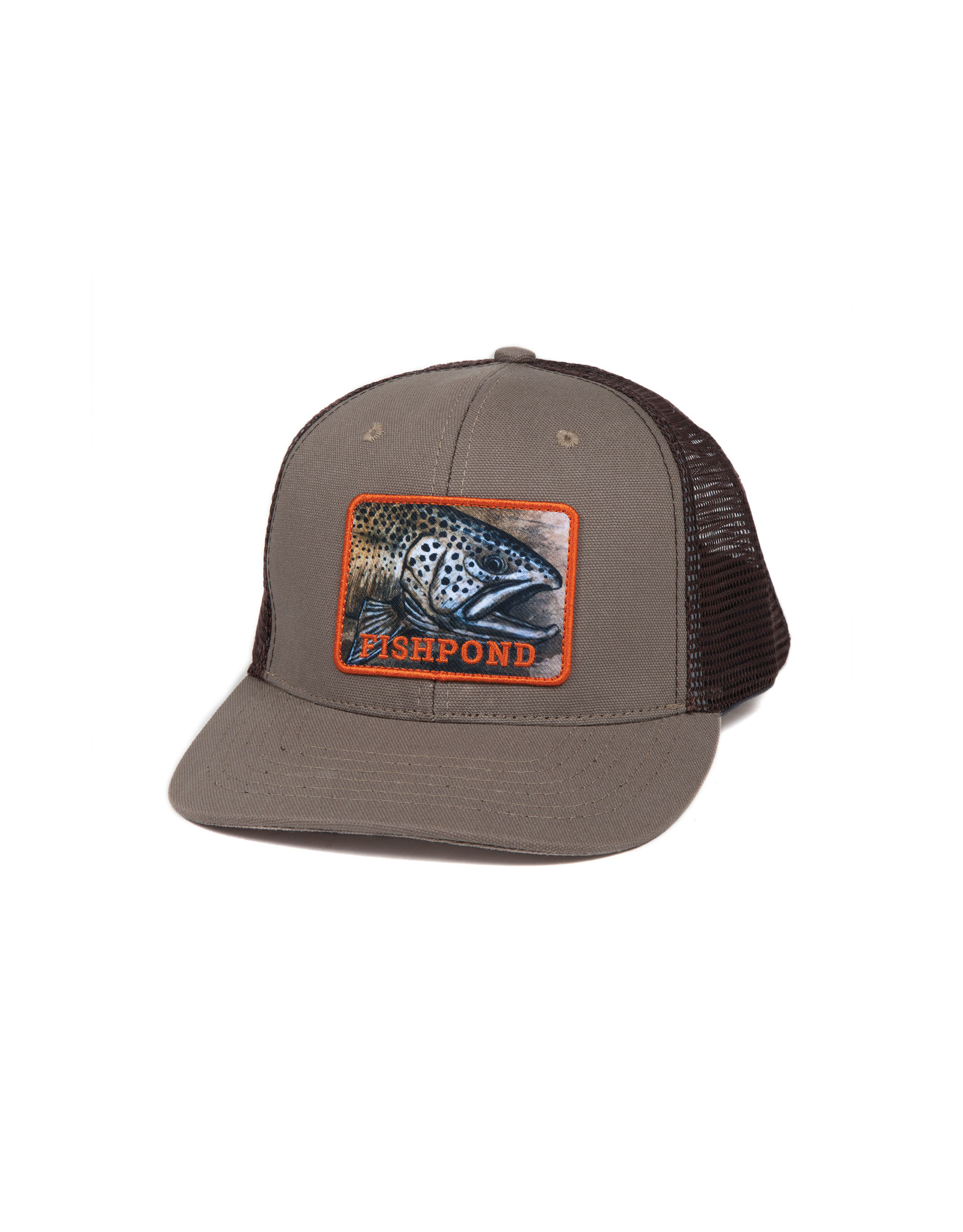 Fishpond SLAB TRUCKER HAT - SANDSTONE/BROWN