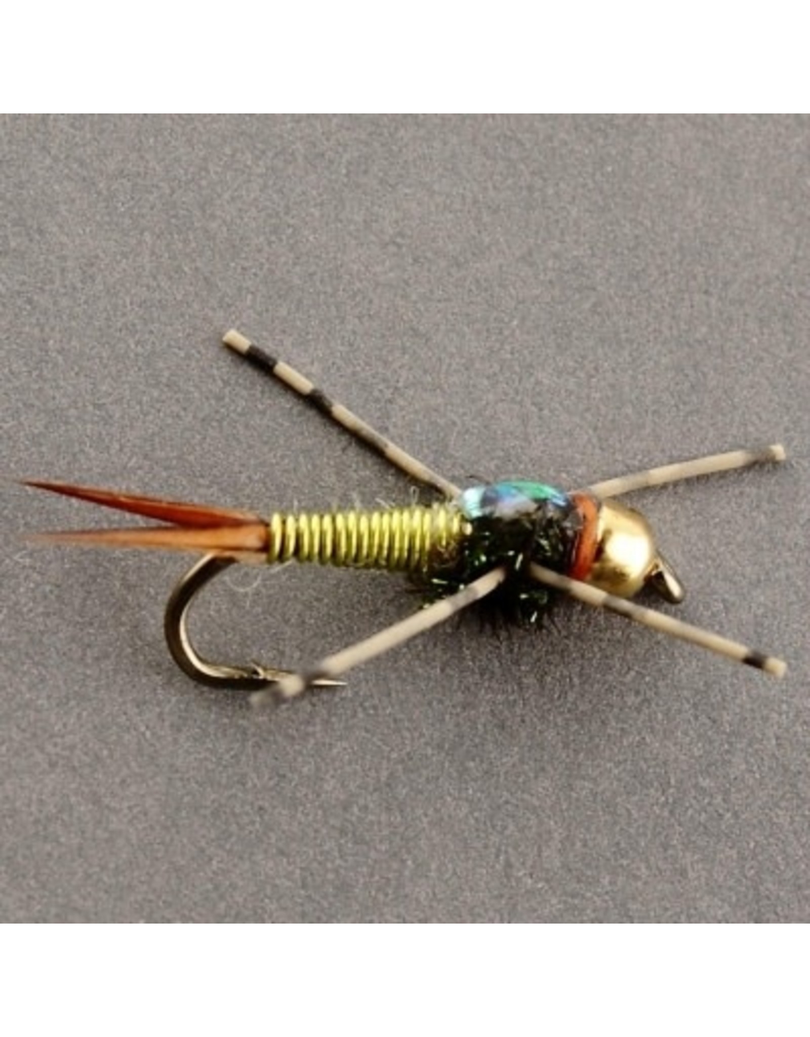 GTB RUBBERLEG COPPER JOHN Chartreuse 12 Reid’s Fly Shop