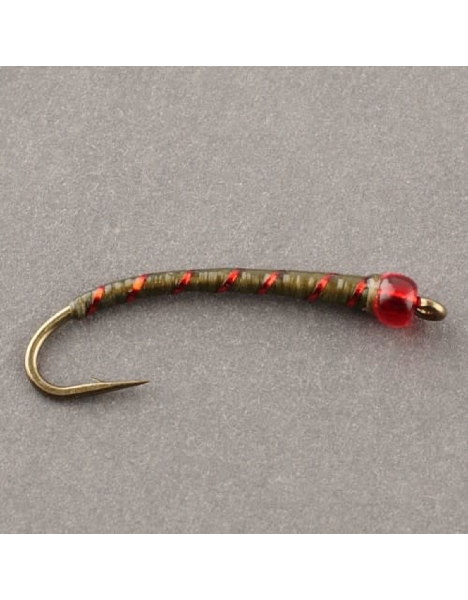 RB POWDER OLIVE/RED BLOODWORM 3032 #12