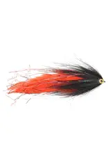 VISION FLY FISHING HOLLOW DECEIVER BLACK & RED PIKE FLY