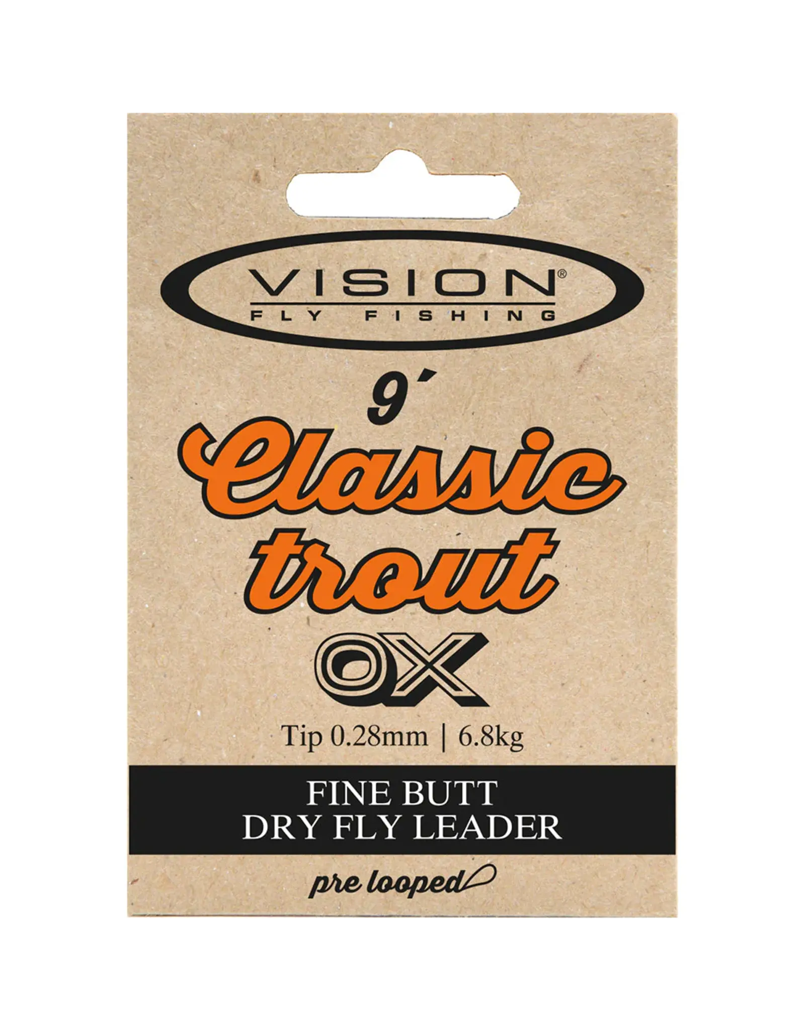 VISION FLY FISHING Classic Trout Leader 9