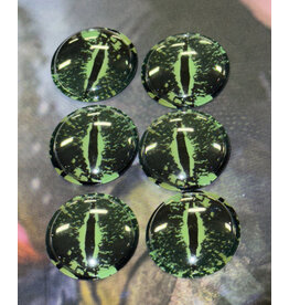 Reid's Fly Shop Reid's 25mm Zilla Eyes - Reptile 6pk