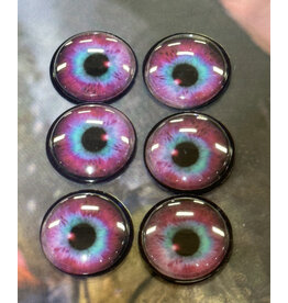 Reid's Fly Shop Reid's 25mm Zilla Eyes - Cotton Candy 6pk