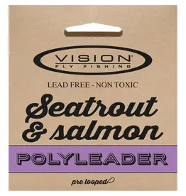 VISION FLY FISHING POLYLEADER SEATROUT & SALMON 10FT INTERMEDIATE VPS1
