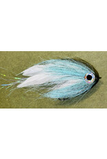 Evan's Flies SINGLE SLIDER PIKE/MUSKY FLY - BLUE/WHITE